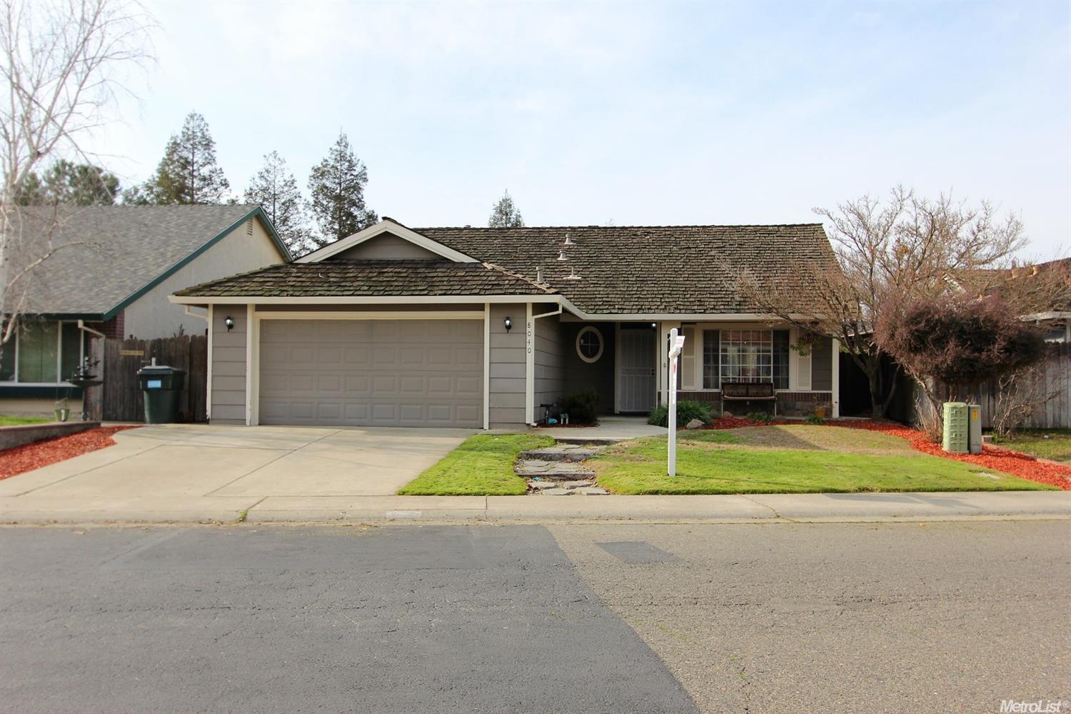 Property Photo: 8040 Caymus Drive CA 95829