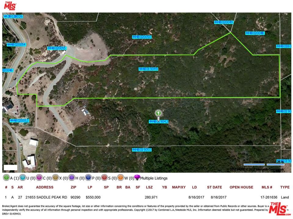 Property Photo:  21655 Saddle Peak Rd  CA 90290 