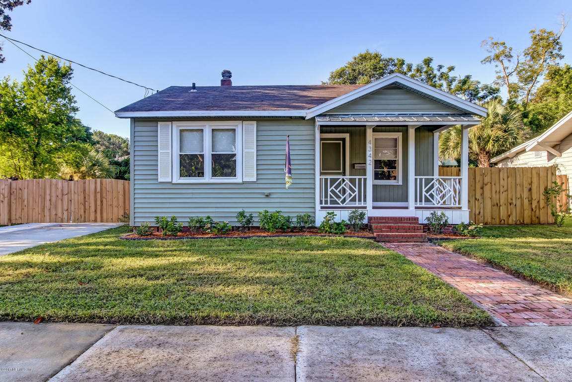 Property Photo: 4342 Melrose Avenue FL 32210