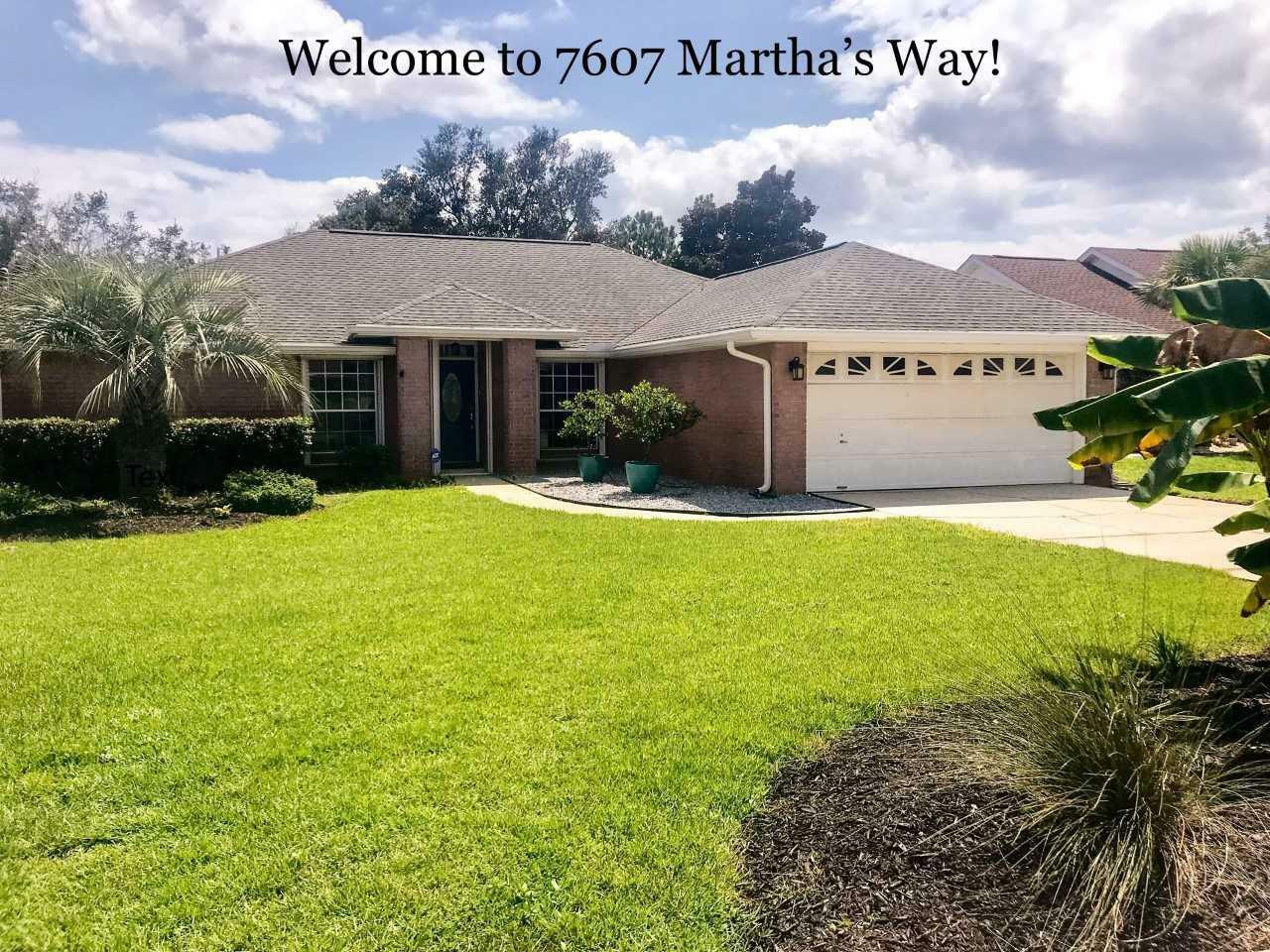 Property Photo:  7607 Martha'S Way  FL 32566 