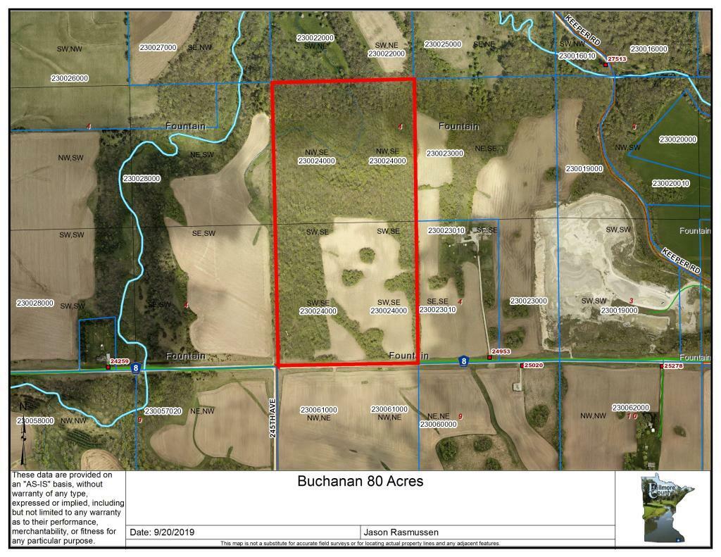 Property Photo:  Xxx County Rd 8  MN 55935 