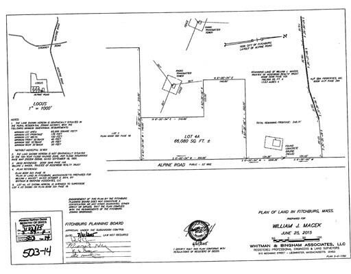 Property Photo: 4 Alpine Road MA 01420