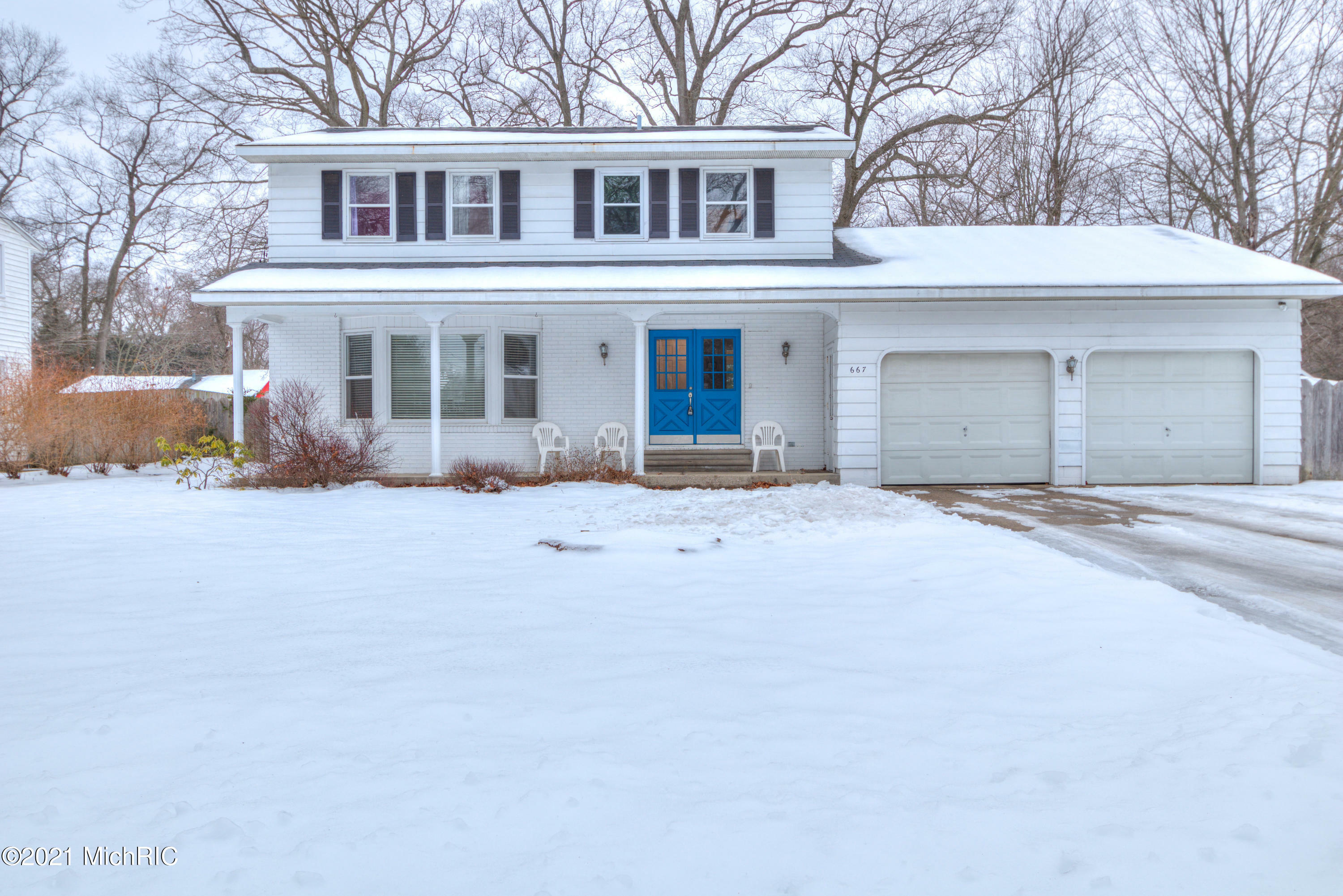 Property Photo:  667 W Lancaster Drive  MI 49445 