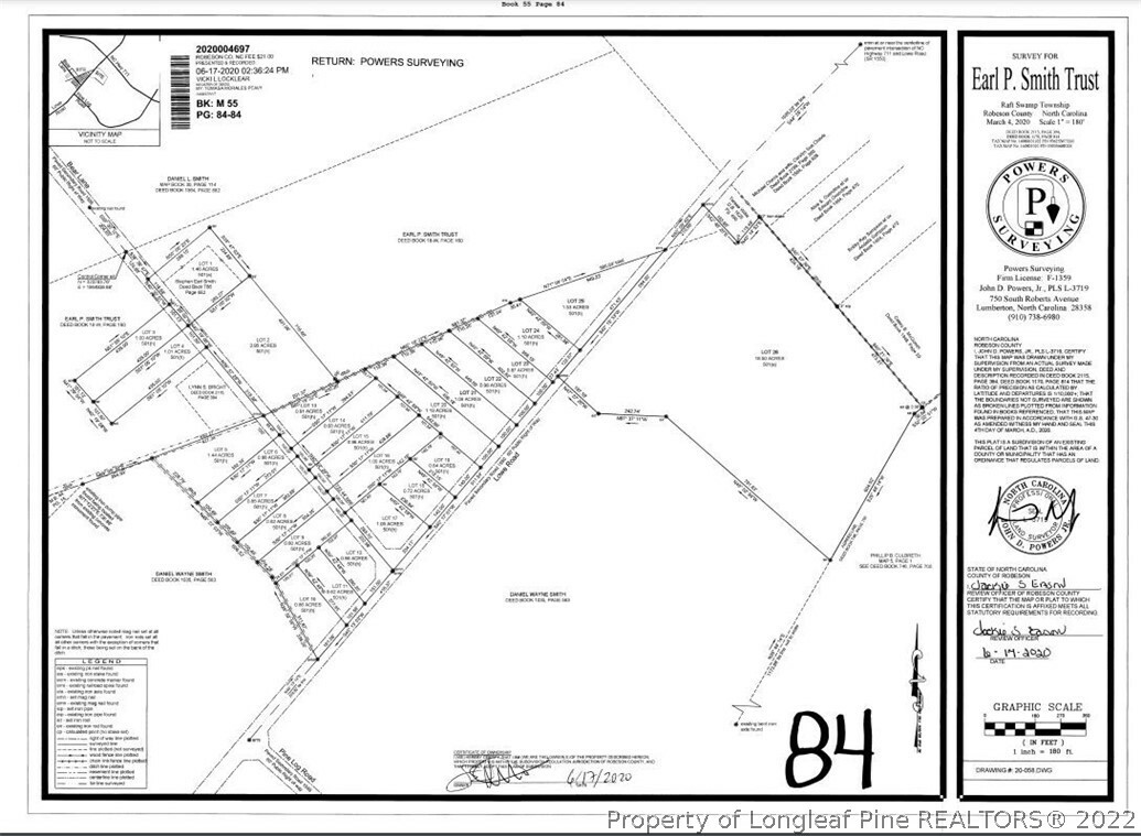 Property Photo:  Lot 15 Bear Lane  NC 28360 