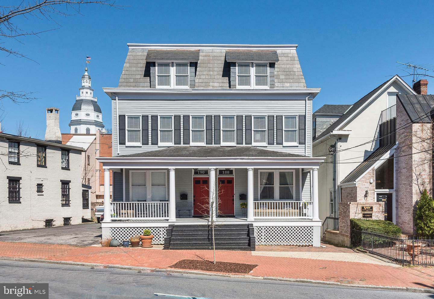 Property Photo:  188 Duke Of Gloucester Street  MD 21401 