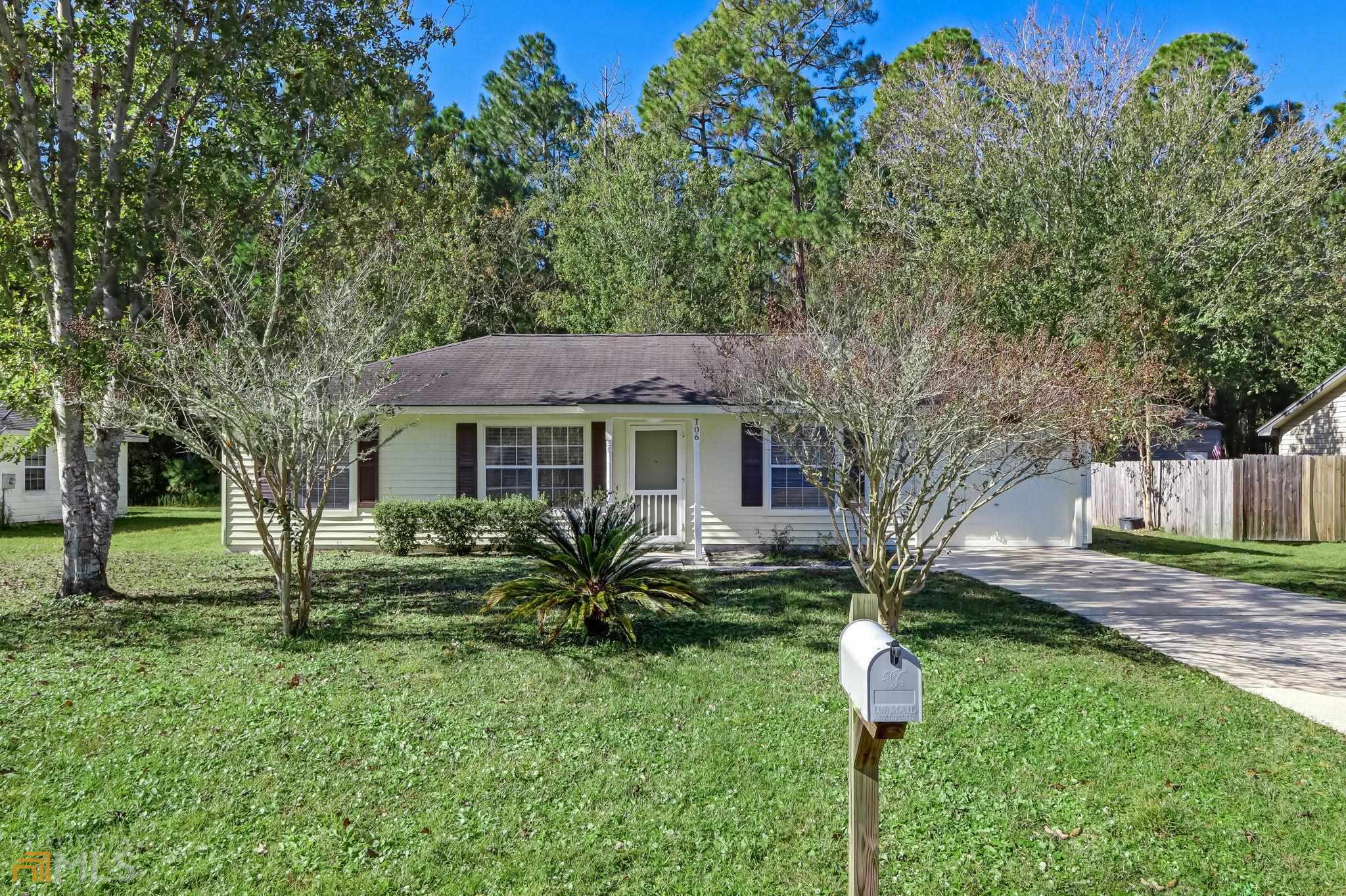 Property Photo:  106 Snug Harbor  GA 31558 