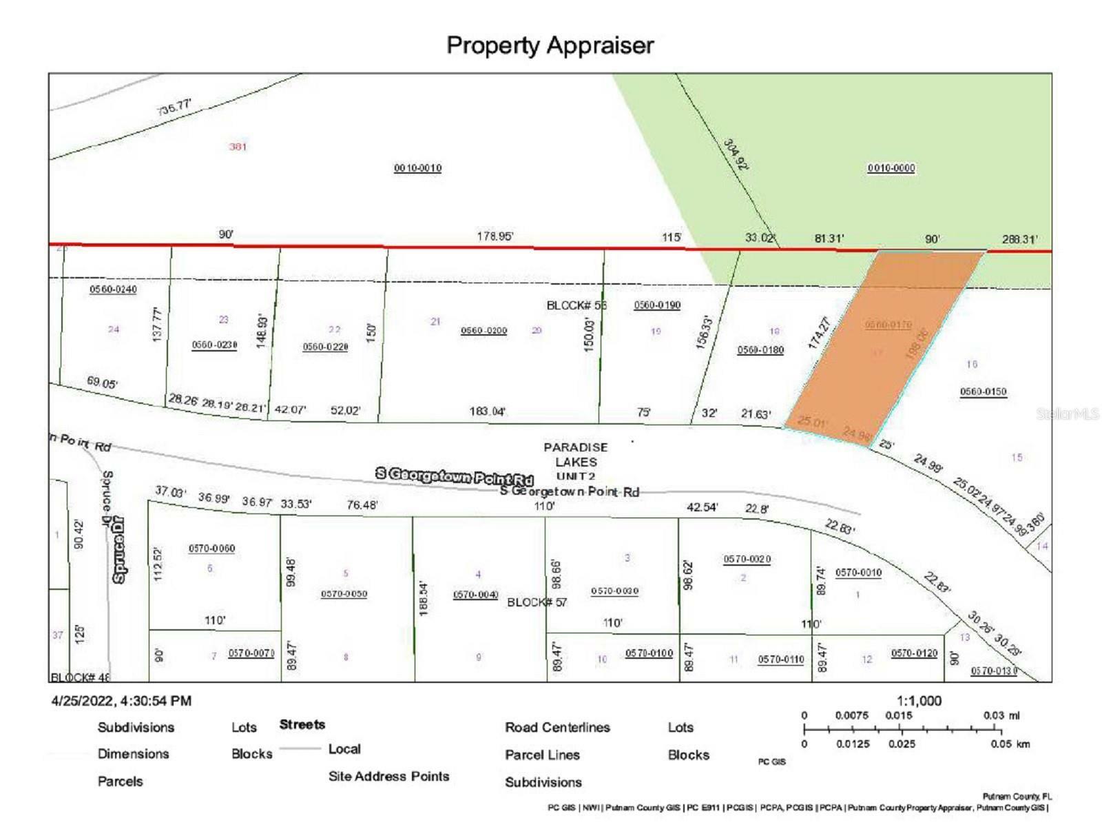 Property Photo: S Georgetown Point Road FL 32139
