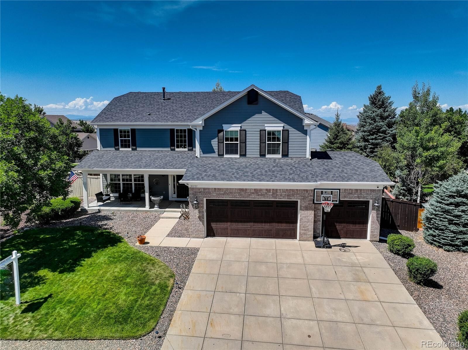 Property Photo: 21157 Saddleback Circle CO 80138
