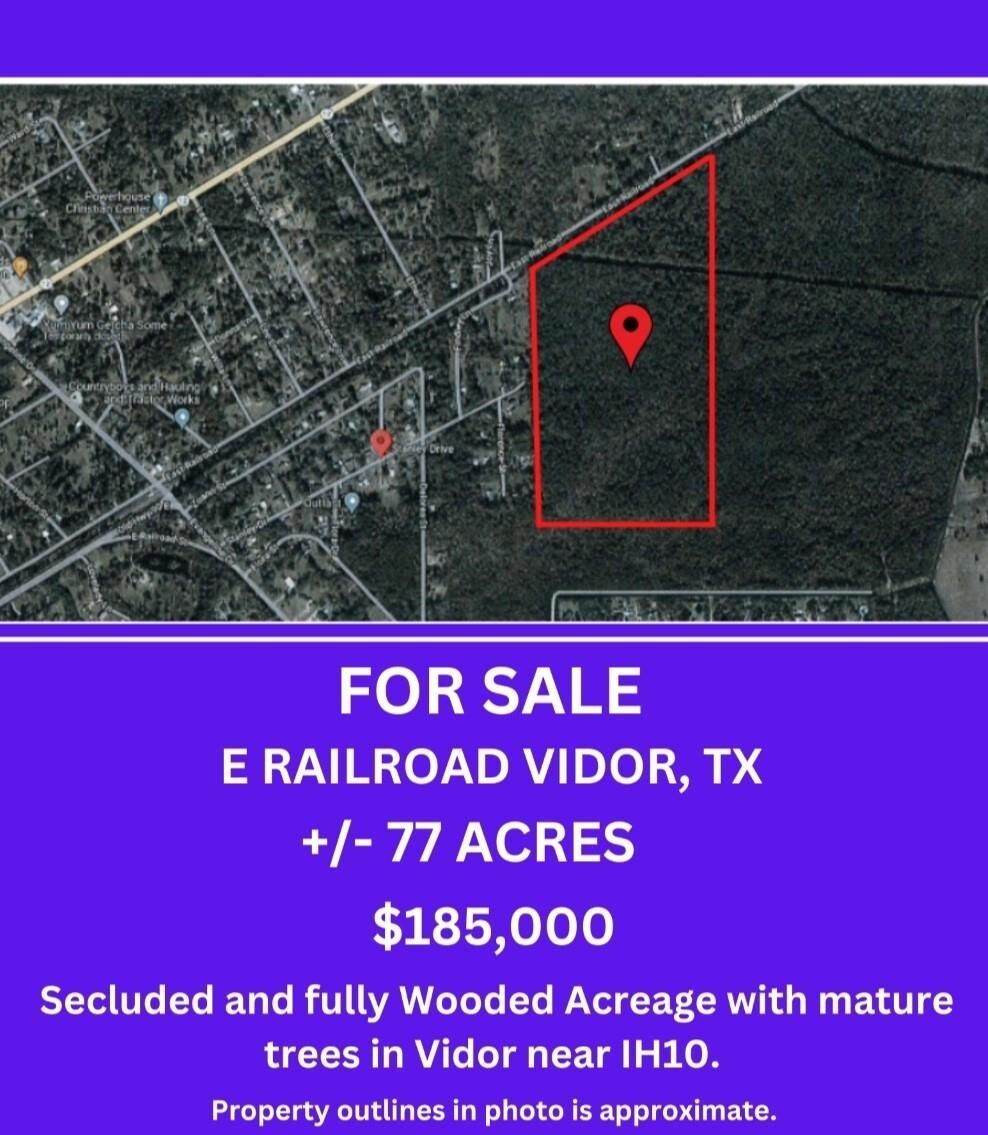 Property Photo:  000 E Railroad  TX 77662 
