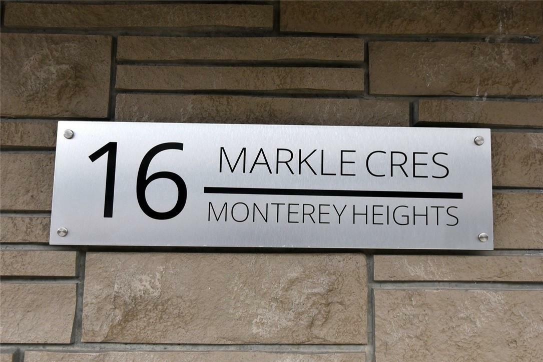 Property Photo:  16 Markle Crescentunit #111  ON L9G0H4 
