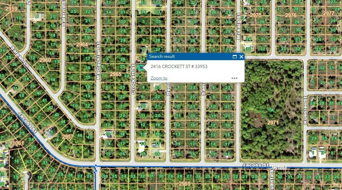 Property Photo:  2416 Crockett Street  FL 33953 