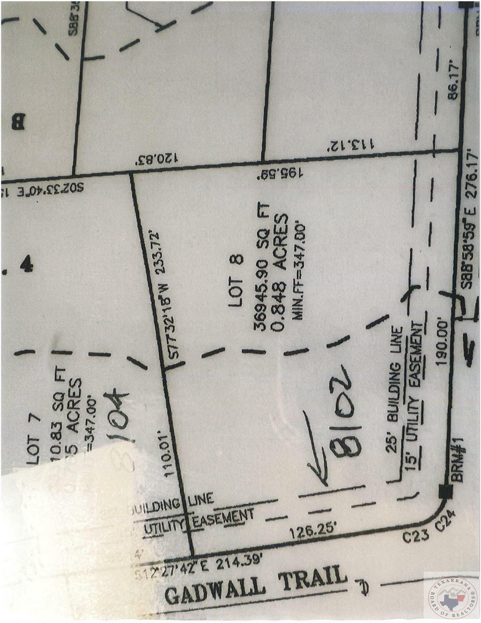 Property Photo: 8102 Gadwall Trail TX 75503