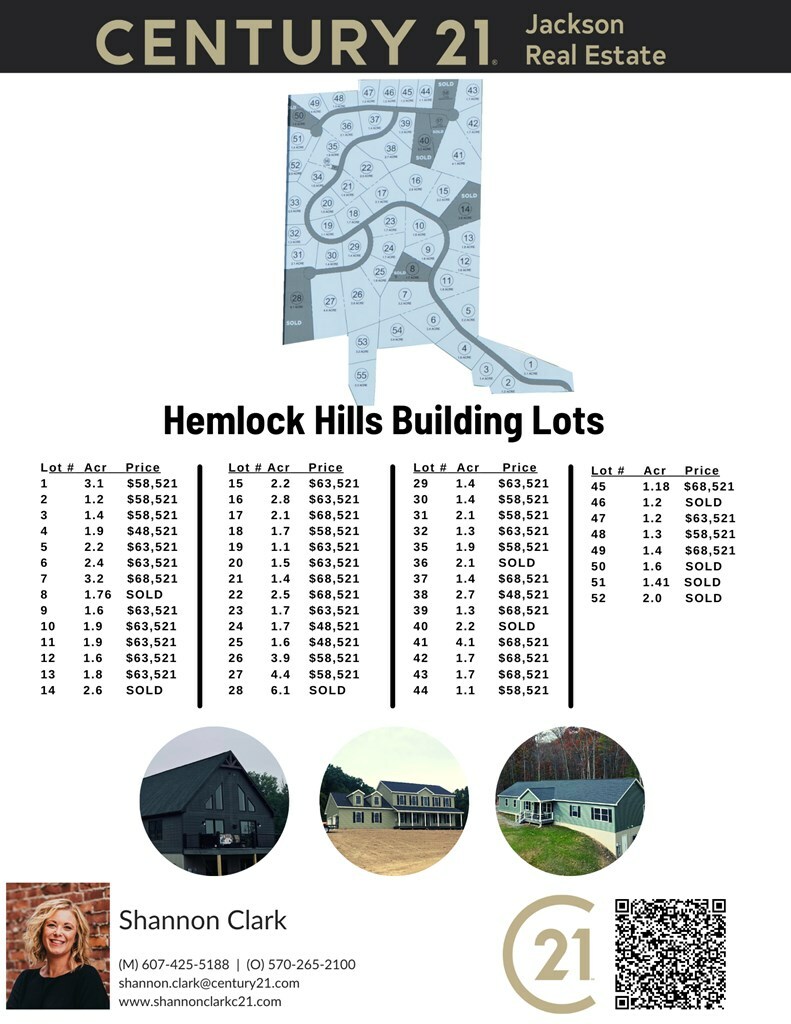 Property Photo:  Lot 11 Hemlock Hills Rd  PA 18848 