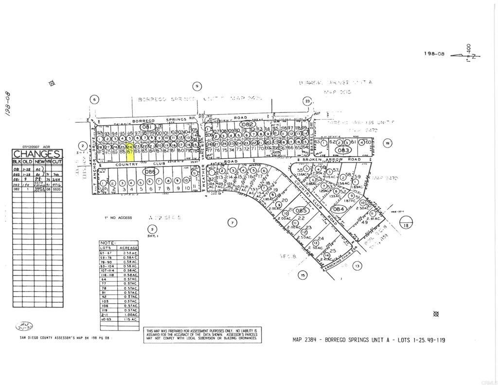 Property Photo:  Country Club Rd Lot 87  CA 92004 