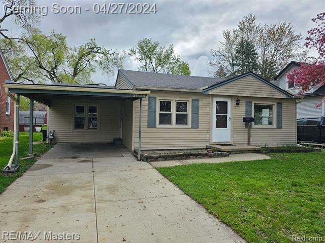 Property Photo:  29105 Sheeks Boulevard S  MI 48134 