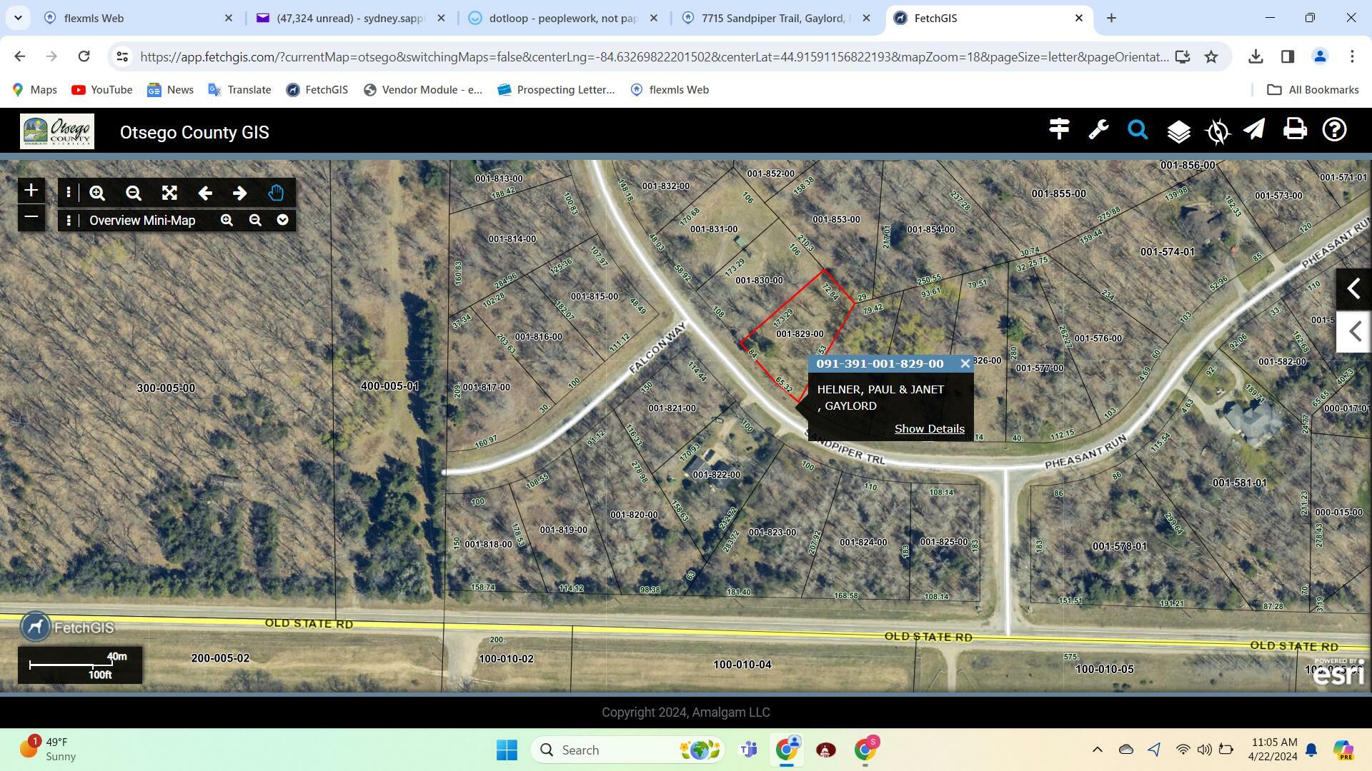 Property Photo:  Lot 1829 Sandpiper Trail  MI 49735 