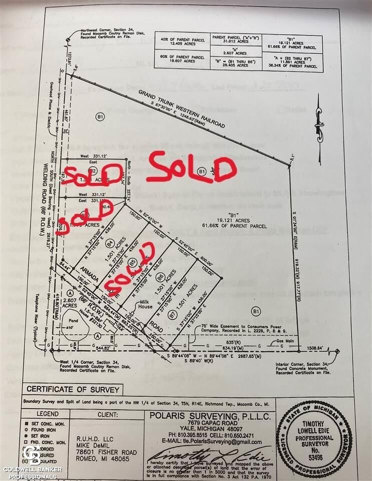 Property Photo:  00 Armada Ridge B7 Road  MI 48062 