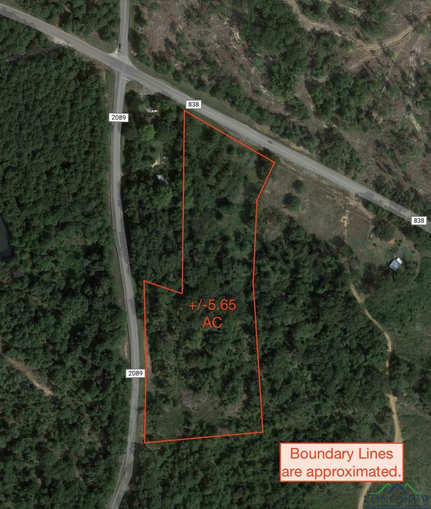 Property Photo:  Tbd Fm 838 (+/- 5.65ac) Fm 2089  TX 75684 