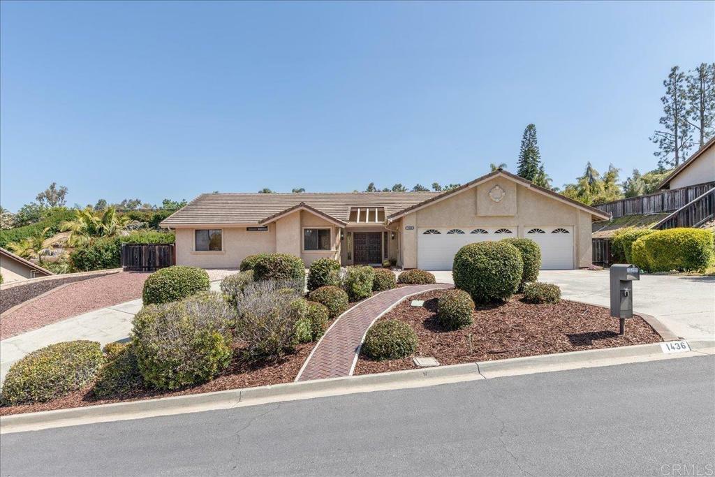 Property Photo:  1436 Ventana Drive  CA 92029 