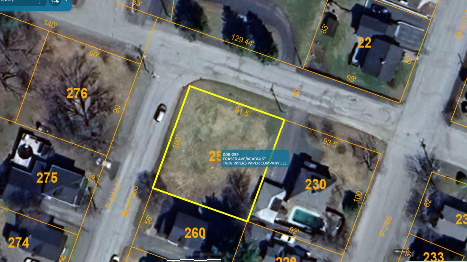 Property Photo:  Lot 259 Fraser Avenue  ME 04756 