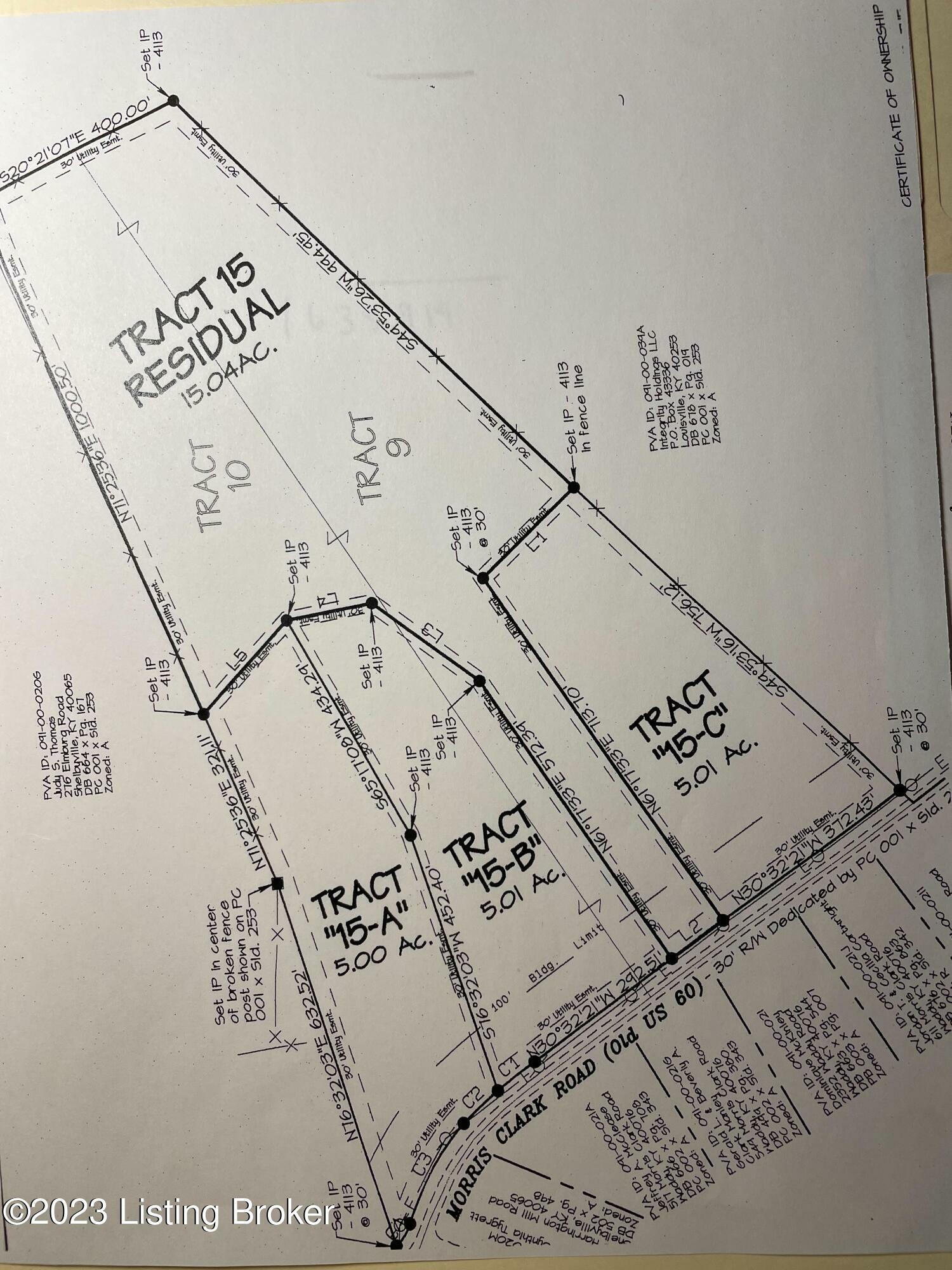 Property Photo:  Lot 15 Morris Clark Rd  KY 40076 