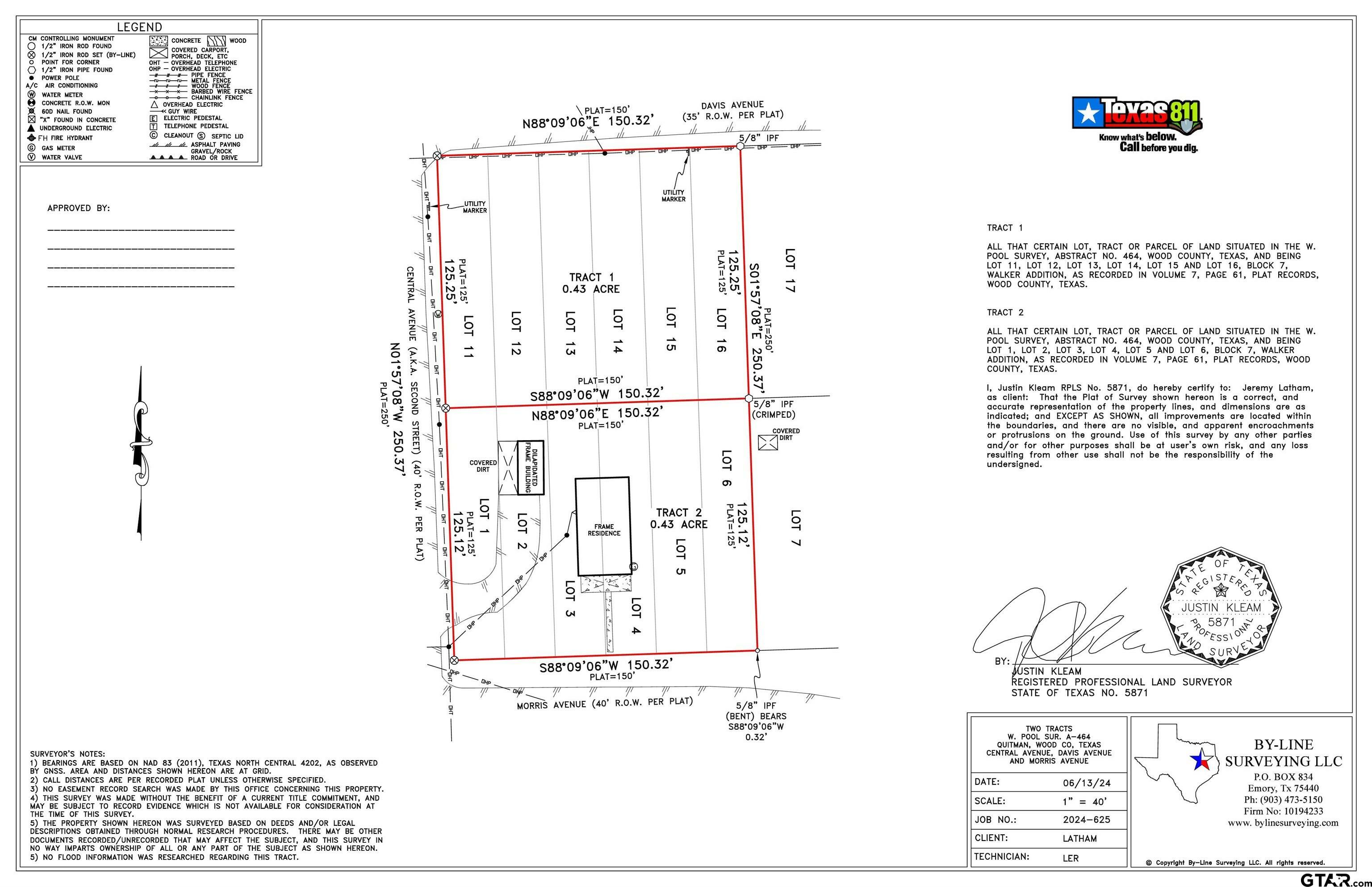 Property Photo:  Lots 11-13 Davis Street  TX 75783 