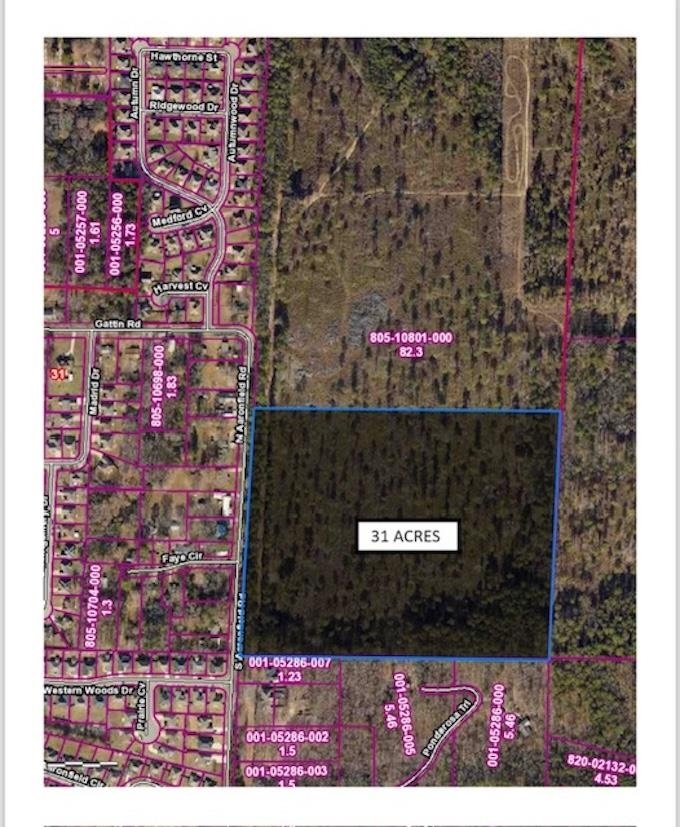 Property Photo:  31 Acres N Aaronfield Road  AR 72015 