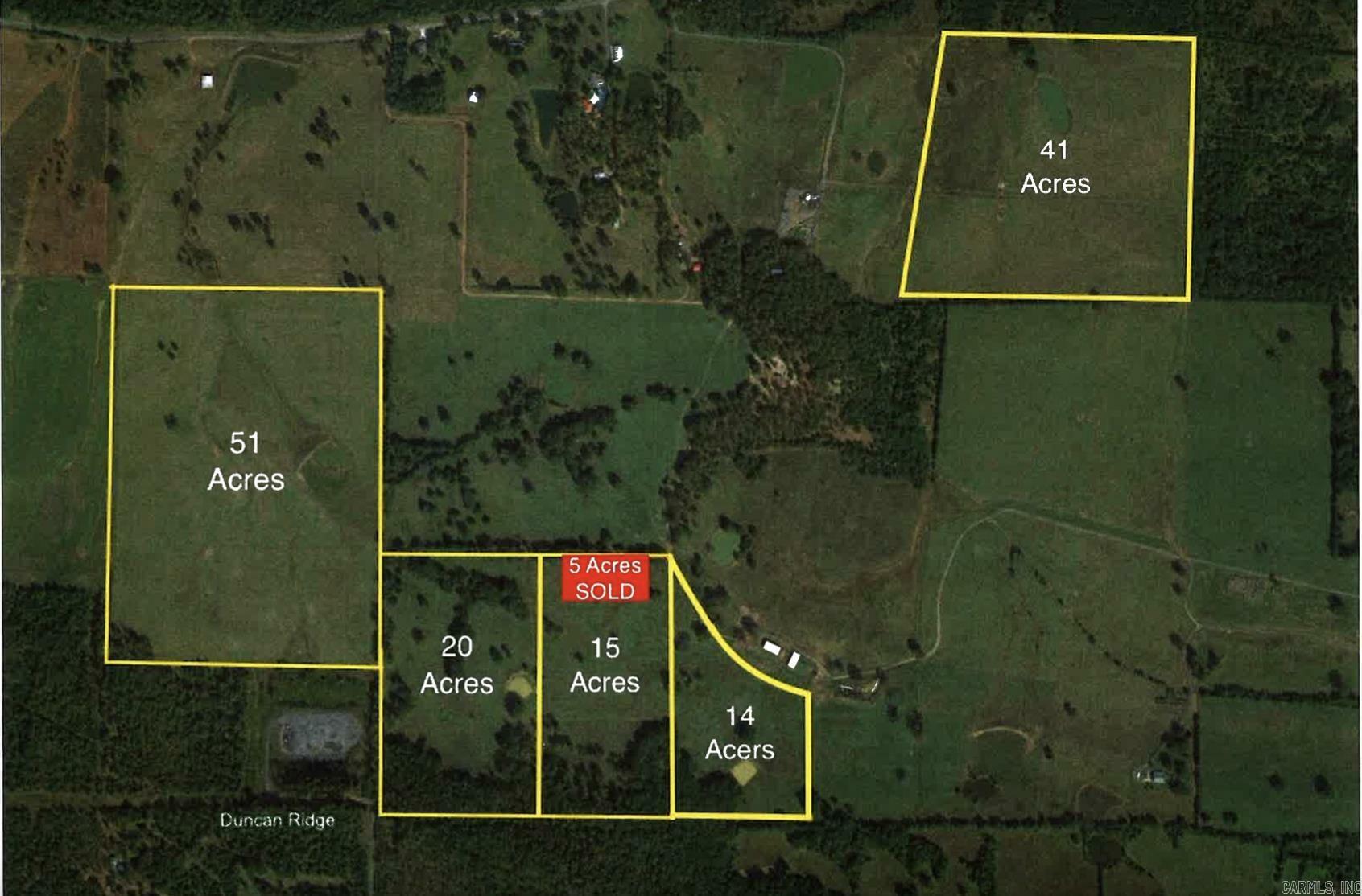 Property Photo:  41 Acres Cash Springs Road  AR 72058 