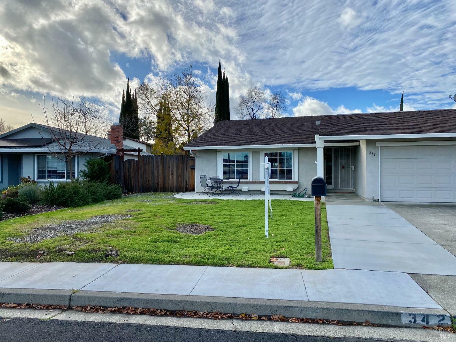 Property Photo:  342 Lance Drive  CA 95687 