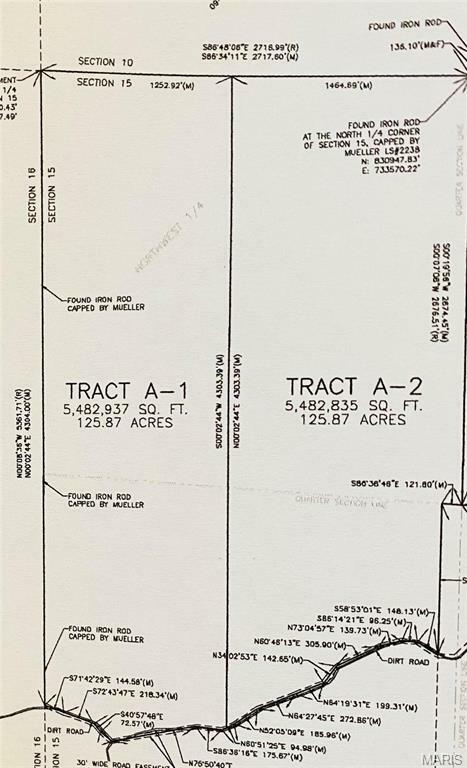 Property Photo: 0 125.87 Ac Tract1-A Clear Creek Road MO 63071