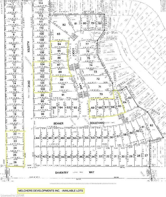 Property Photo: 52 Allister Drive Lot#102 ON N0L 1R0