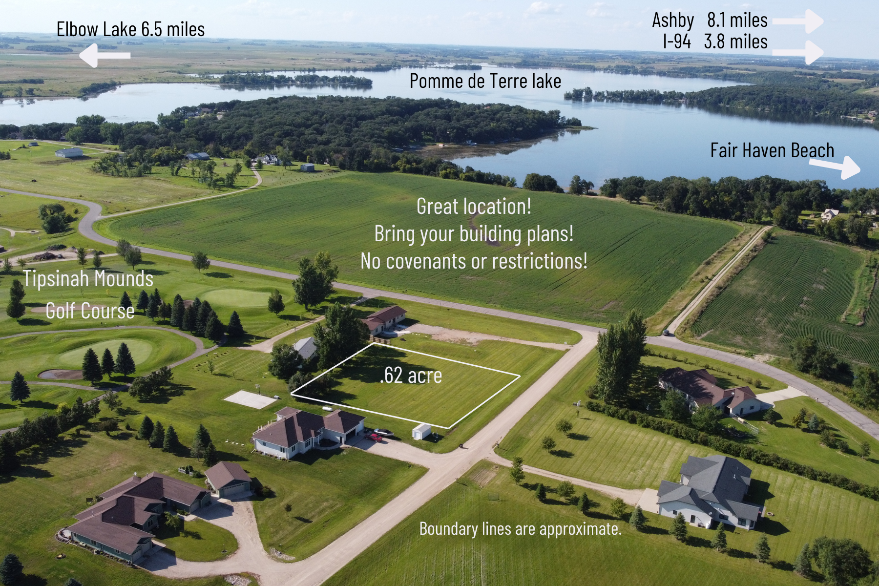 Property Photo: Xxx Grandview Road MN 56531