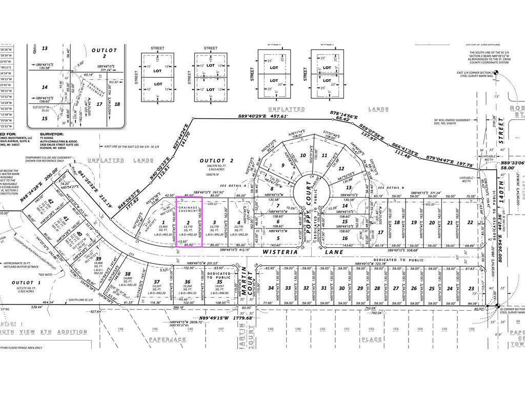 Property Photo: 1171 (Lot 42) Wisteria Lane WI 54017