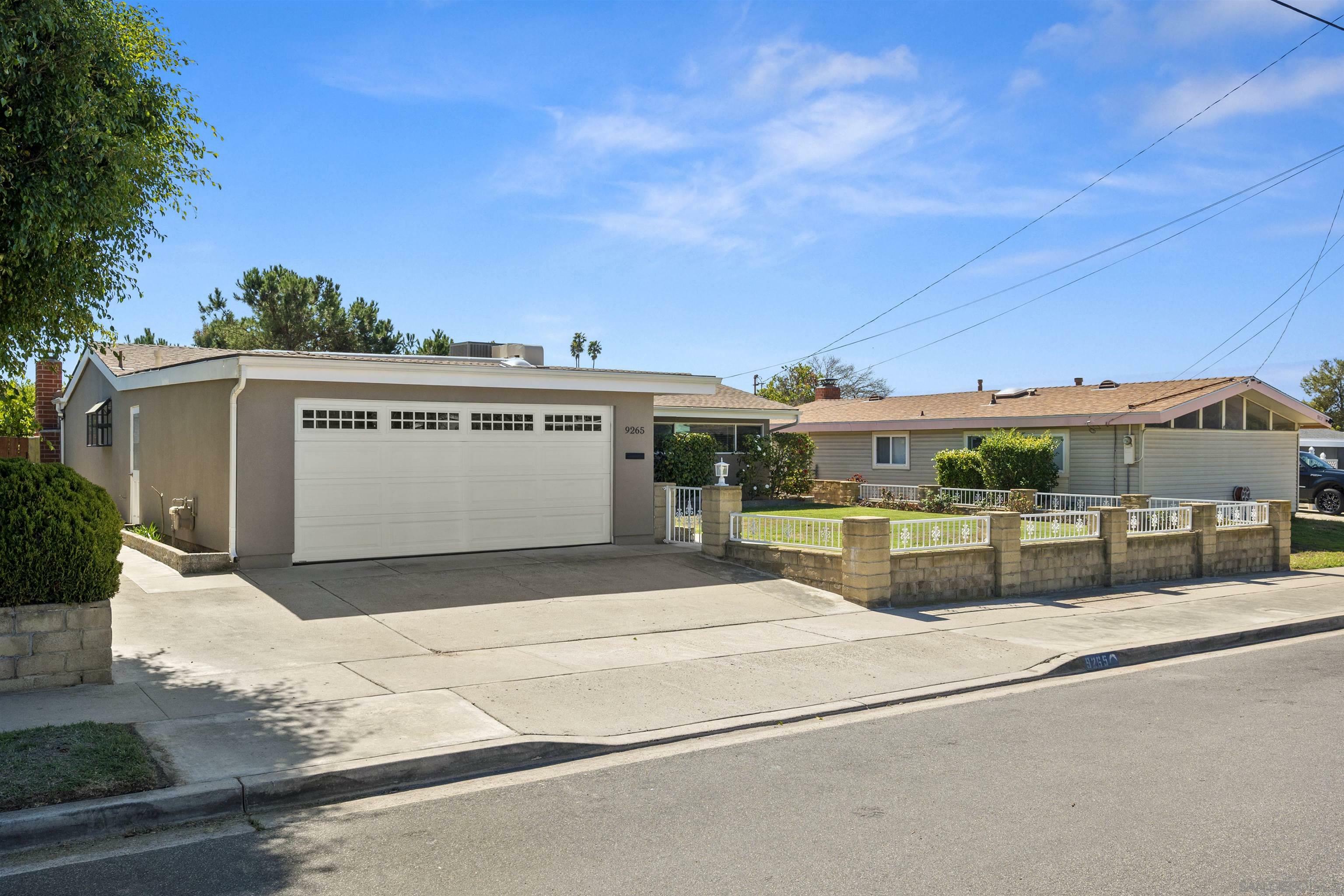Property Photo: 9265 Overton Ave CA 92123