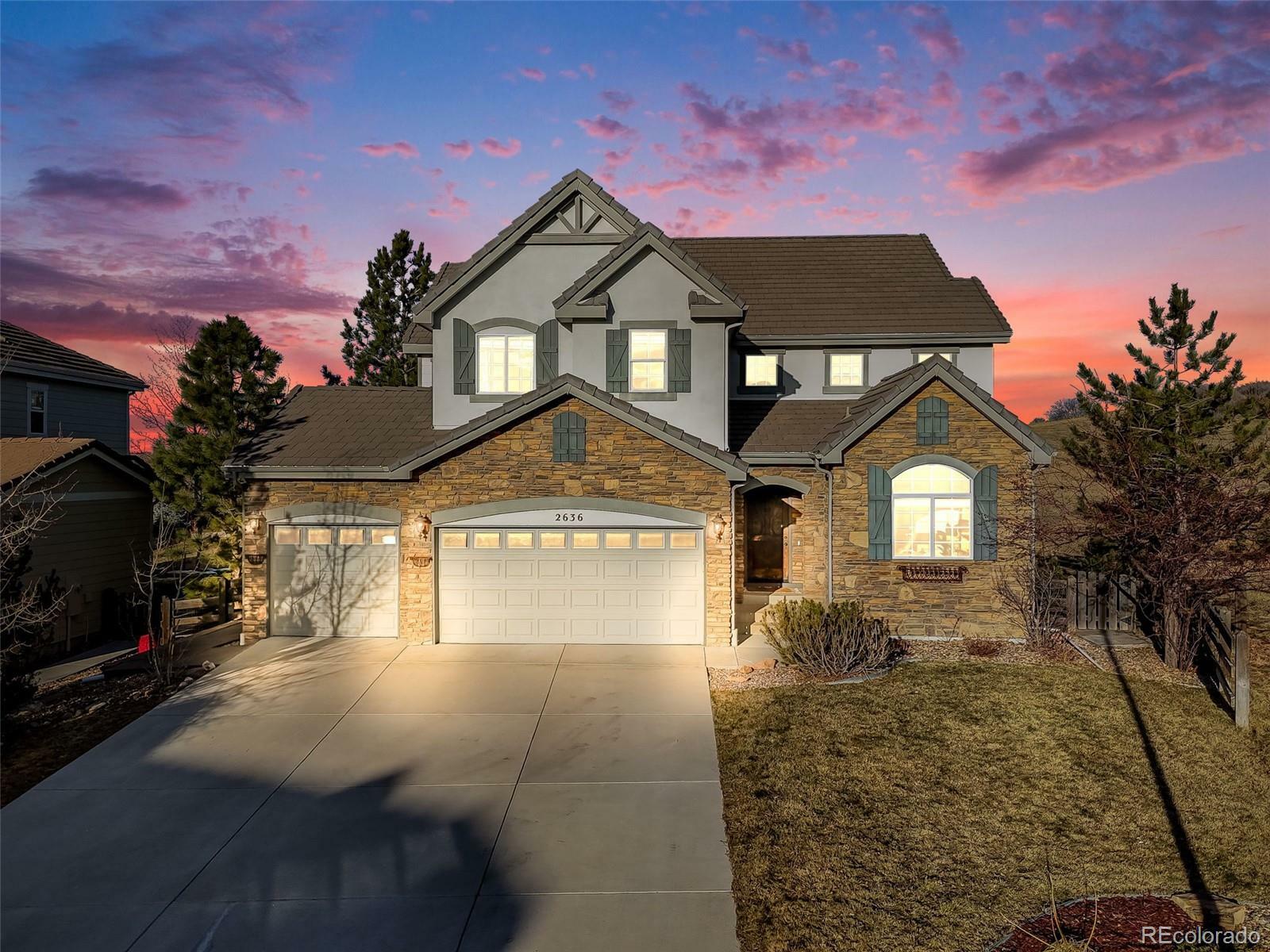 Property Photo: 2636 Trailblazer Way CO 80109
