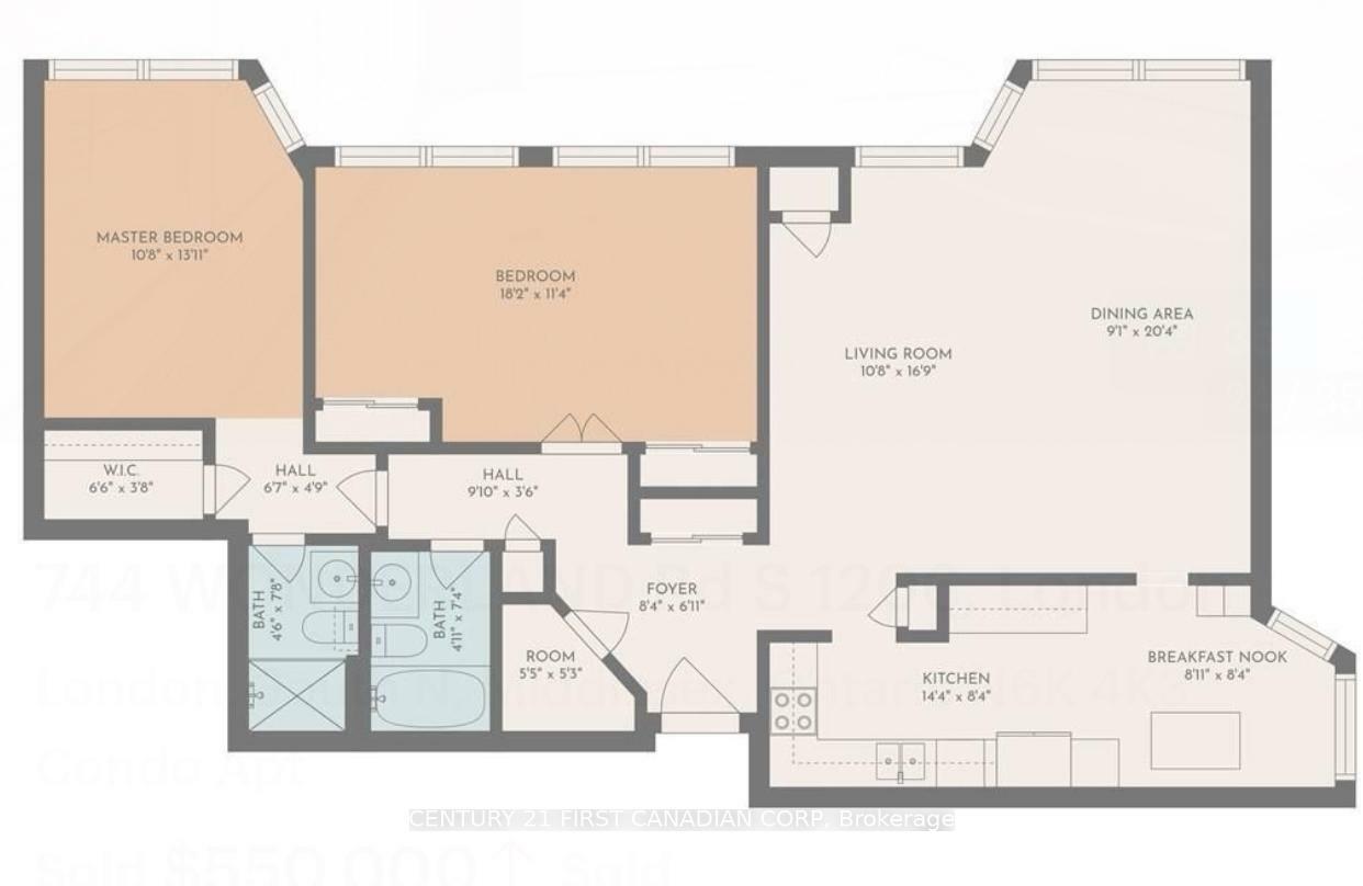 Property Photo: 744 Wonderland Road S 1206 ON N6K 4K3