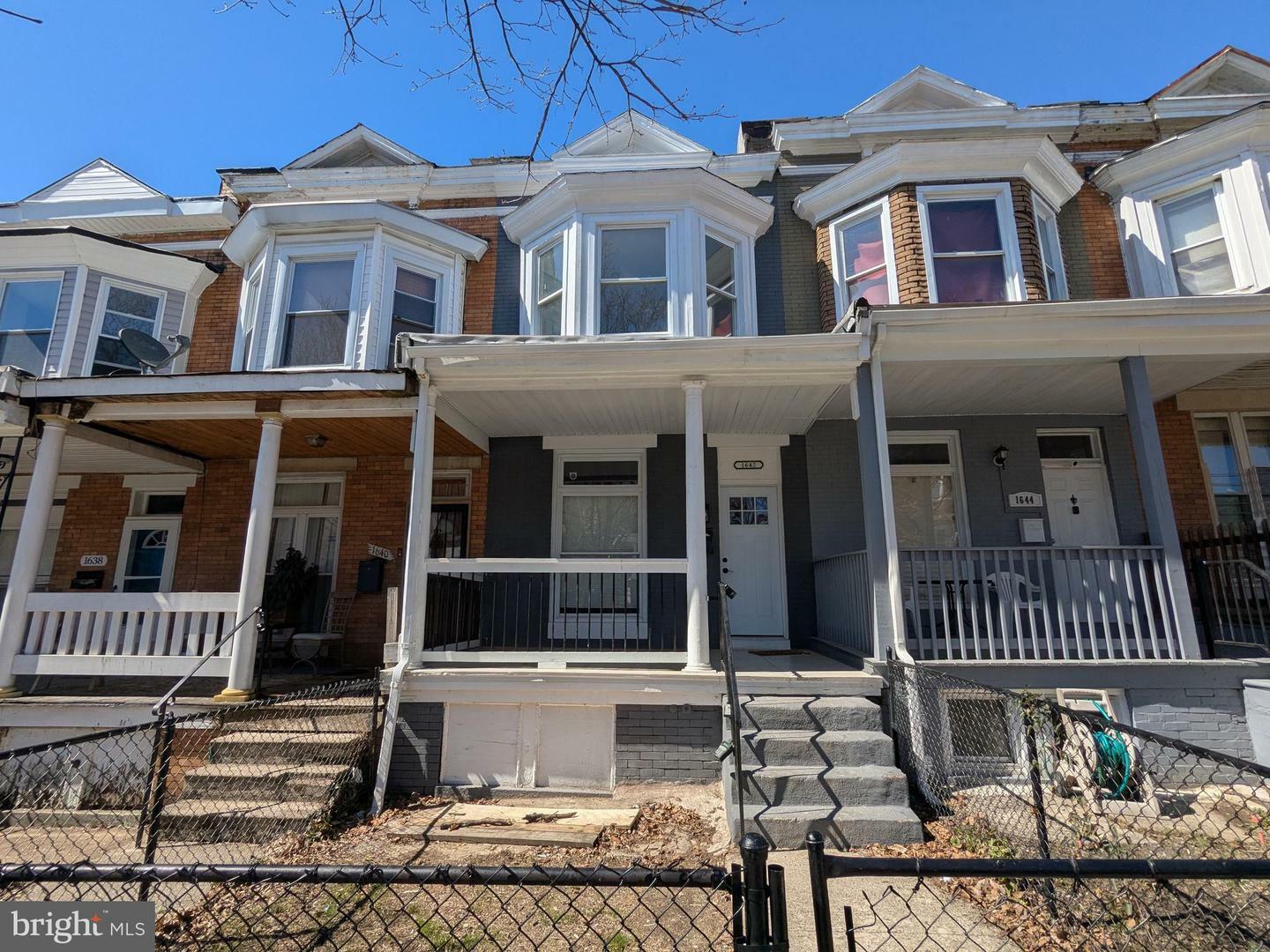 Property Photo: 1642 Ashburton Street MD 21216
