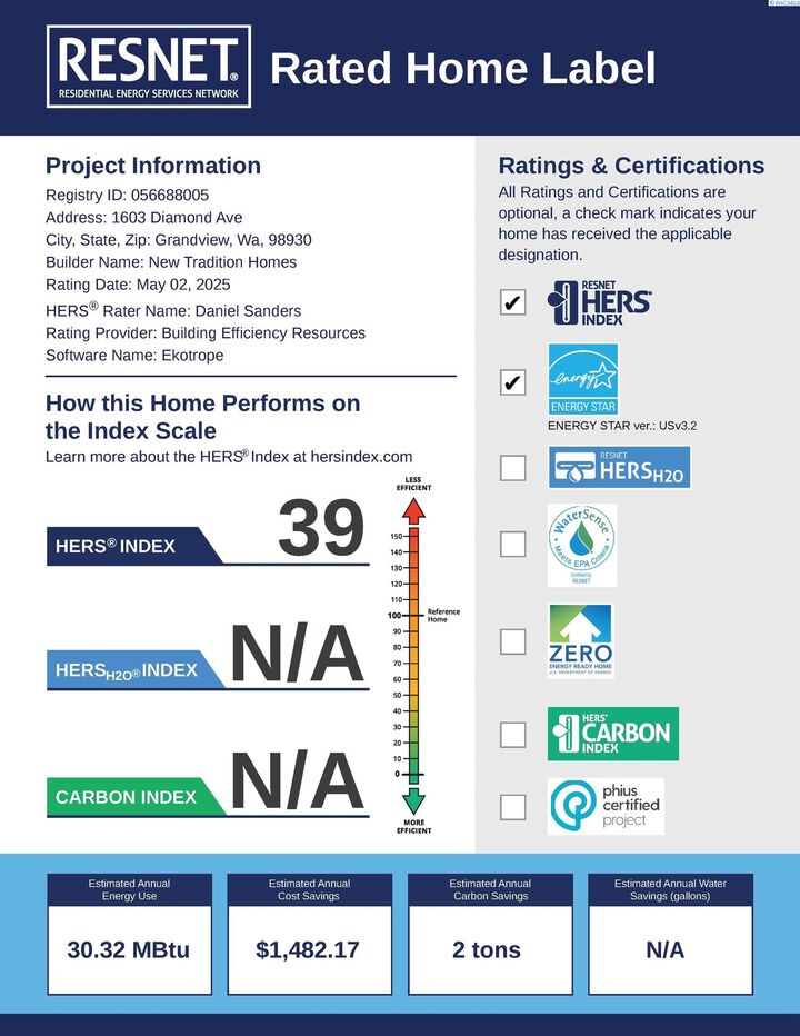 Property Photo:  1603 Diamond Ave  WA 98930 