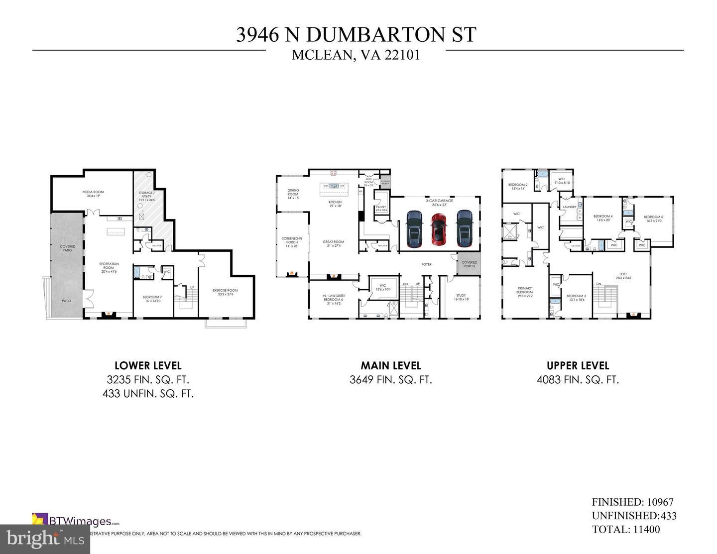 Property Photo: 3946 N Dumbarton Street VA 22101