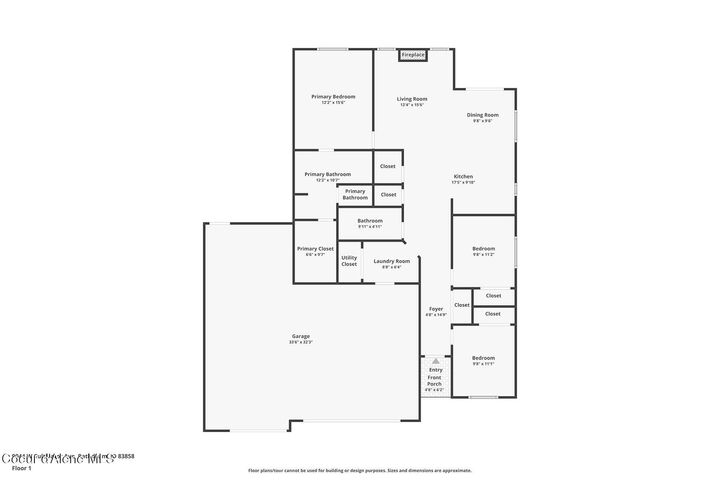 Property Photo: 9044 W Cultivator Ave ID 83858