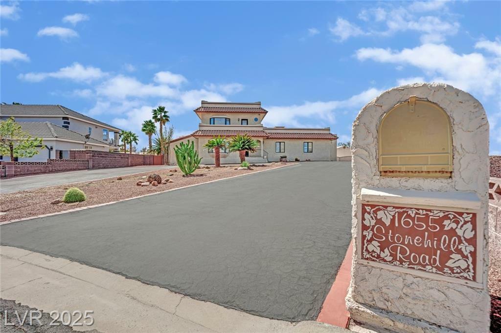 Property Photo: 1655 Stonehill Road NV 89156