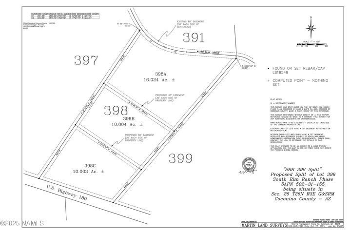 Property Photo:  8913 Water Tank - Lot B Circle  AZ 86046 