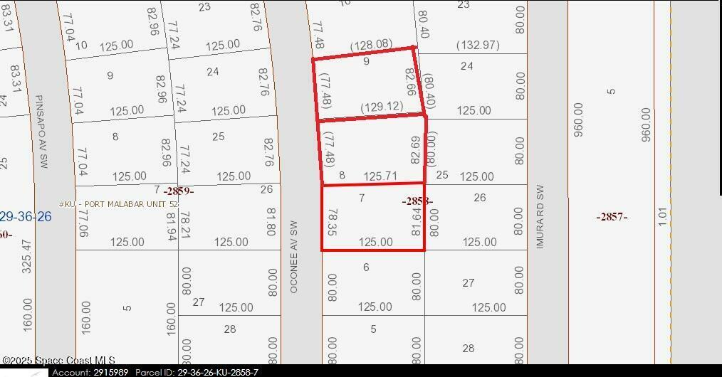 Property Photo: 2395-2405 And 2411 Oconee Avenue SW FL 32908