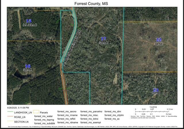 Property Photo: 50 Ac Aaron Clemts Rd. MS 39401