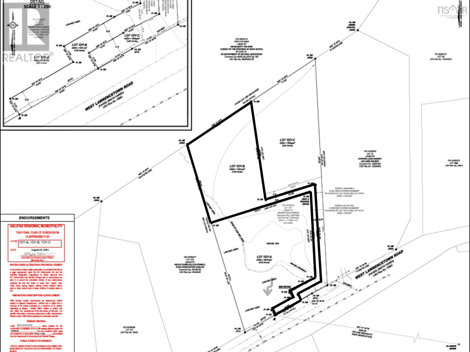 Property Photo:  Lot 1dy-B West Lawrencetown Road  NS B2X 1H9 