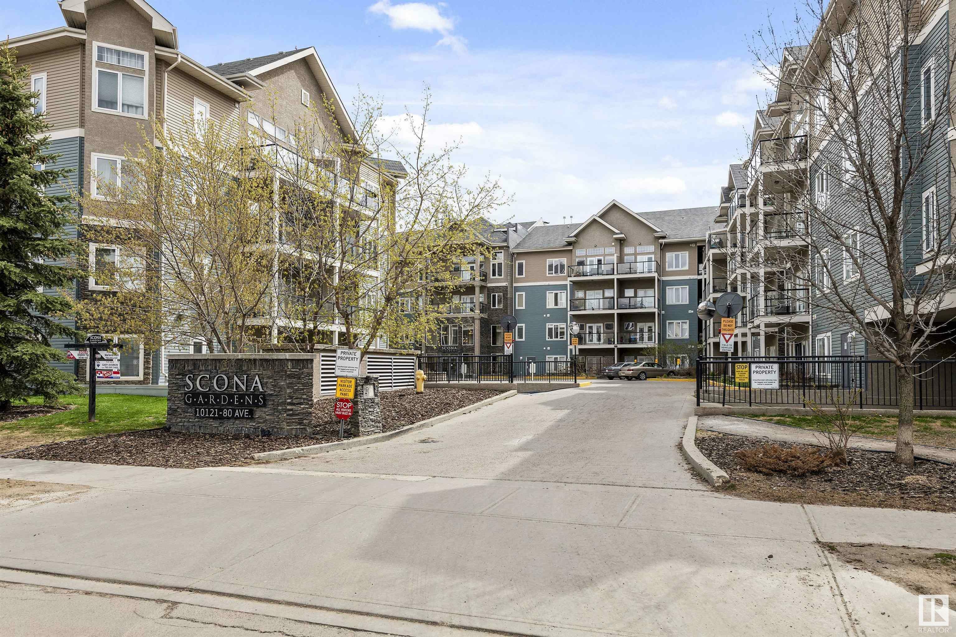 Property Photo: 10121 80 Avenue NW 128 AB T6E 0B9