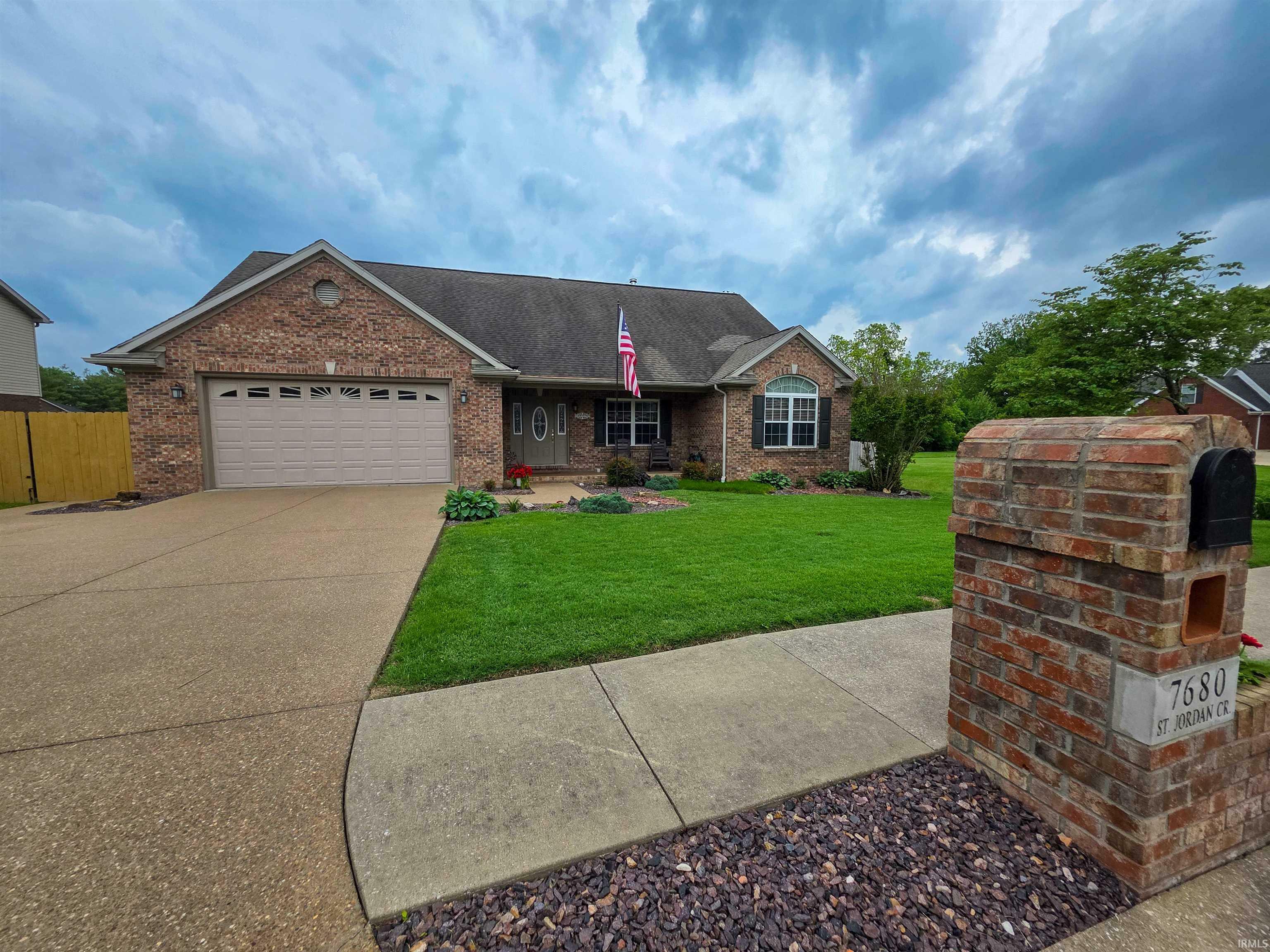 Property Photo: 7680 Saint Jordan Circle IN 47630-8636