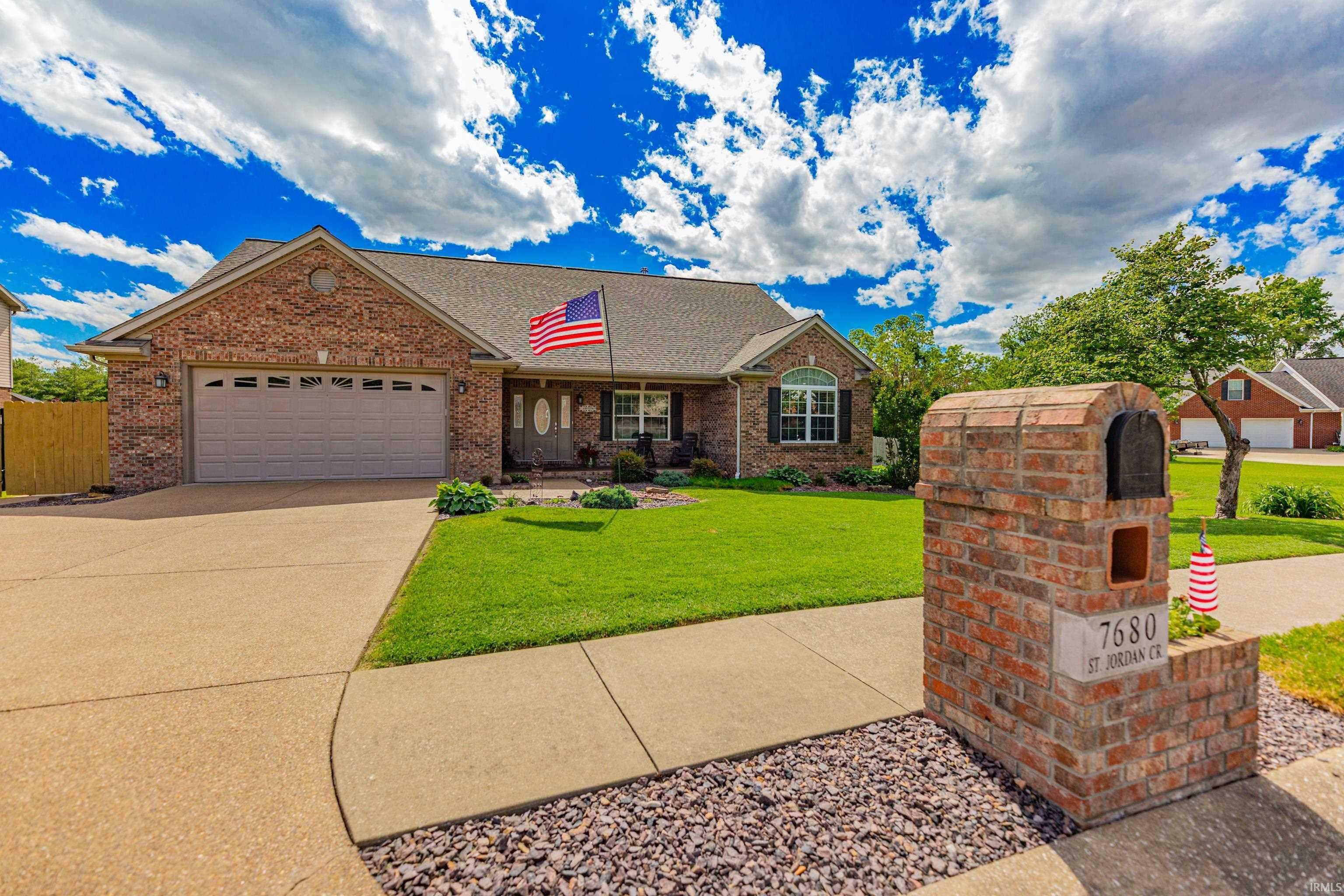 Property Photo: 7680 Saint Jordan Circle IN 47630-8636