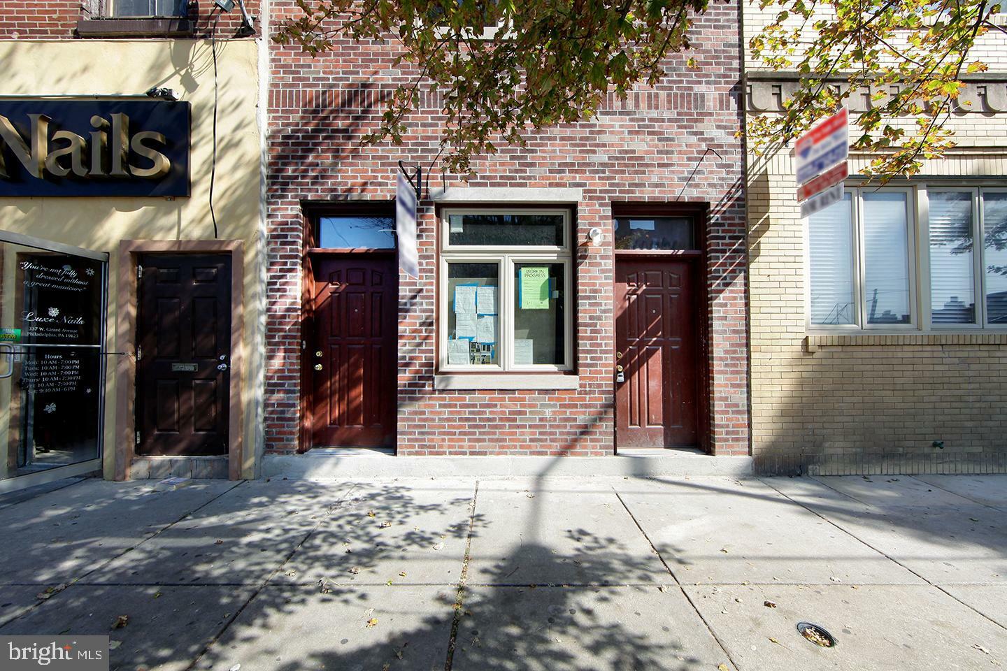 Property Photo: 335 W Girard Avenue 2nd &Amp 3rd Floor PA 19123