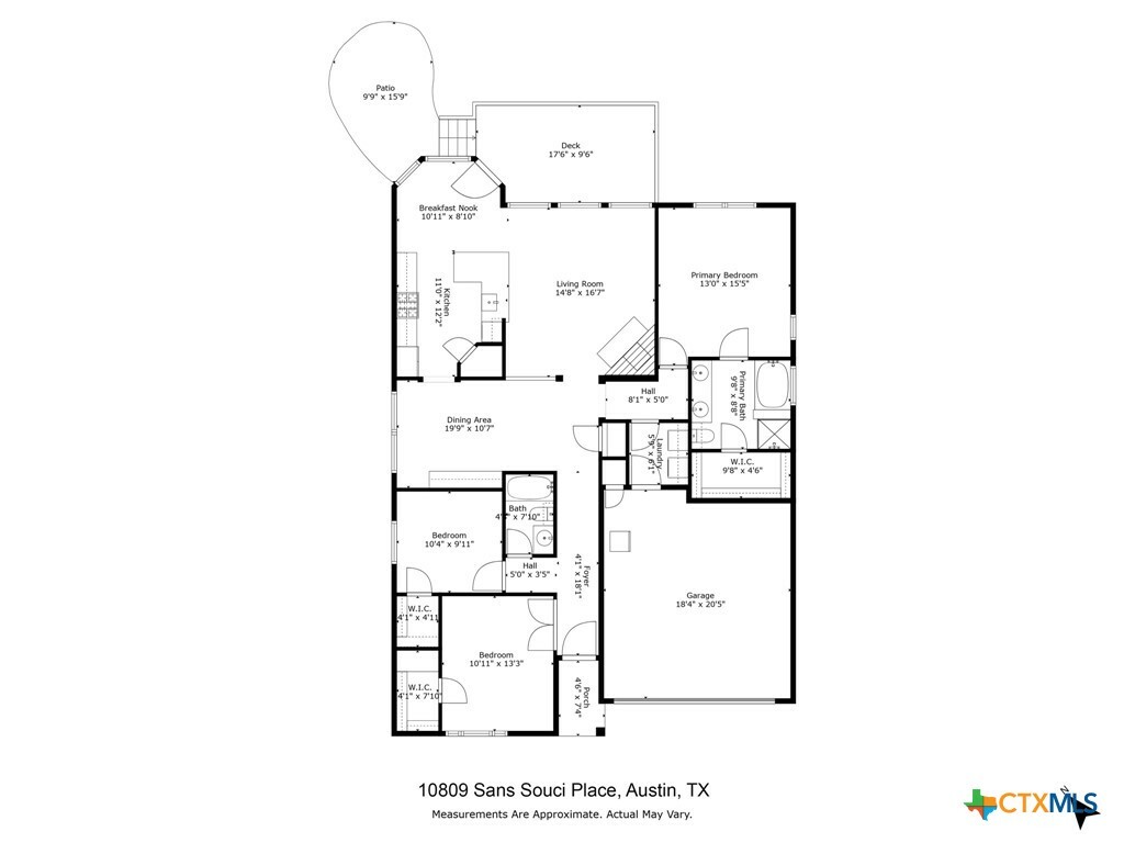 Property Photo: 10809 Sans Souci Place TX 78759